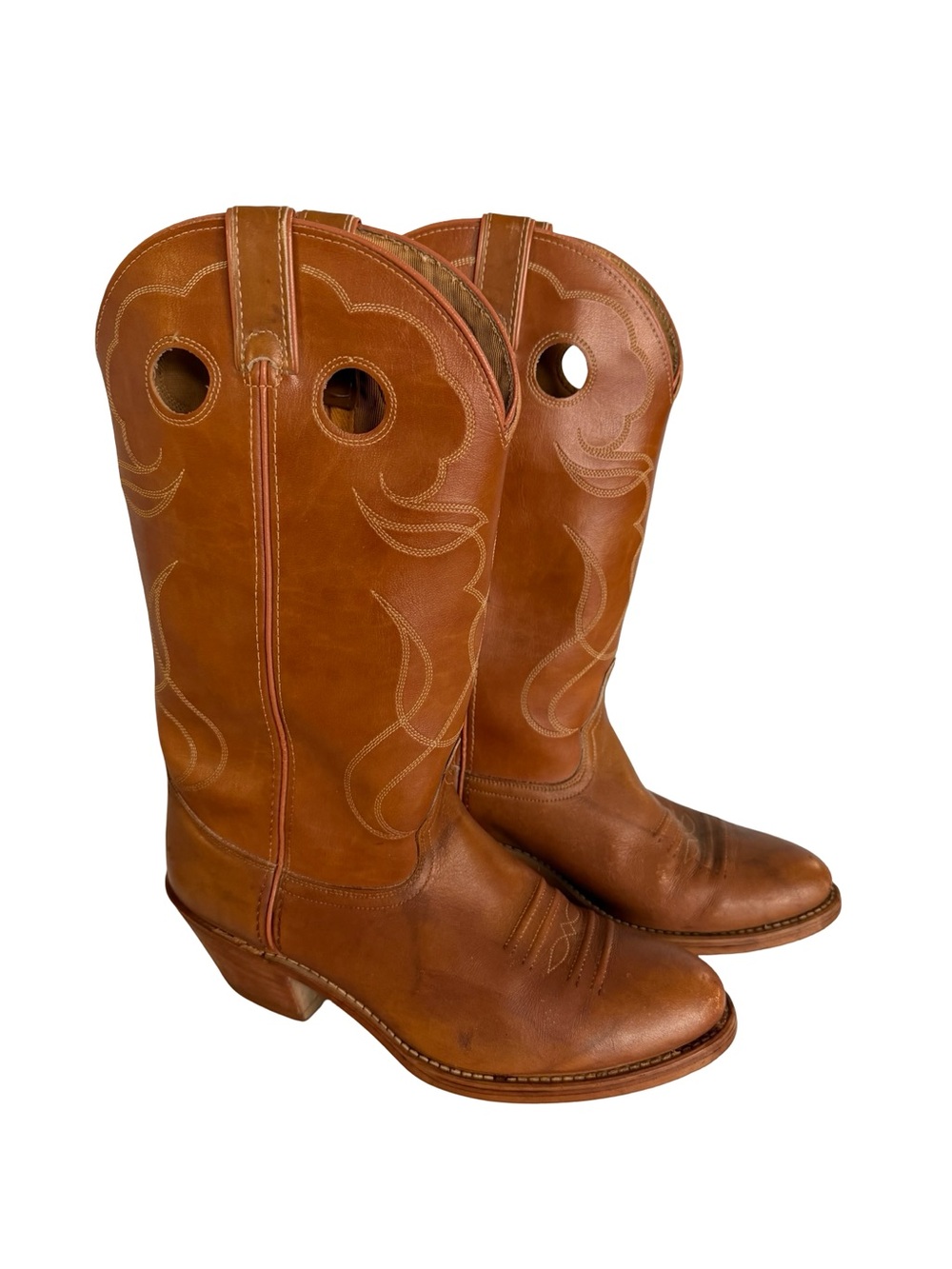 🤎 Acme Vintage‎ Leather Western Cowboy Boots Made USA Men’s Size 9.5E 🤎